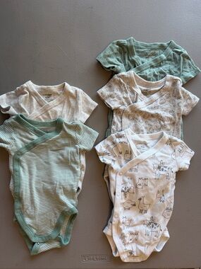 Carters Onesies 0-3M Cotton